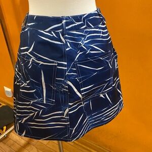 Techwear/cyberpunk Doom 3k SeaPunk blue Batik Skirt Small